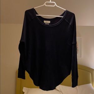 NAVY TNA LONG SLEEVE